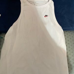 White Nike tank top